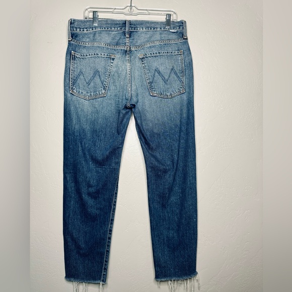 MOTHER Jeans Chaser Ankle Fray BOOTCAMP SZ 33 NEW! - Picture 3 of 16